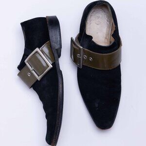 Vintage 1960's Mod Suede Winklepicker Shoes From Tokyo